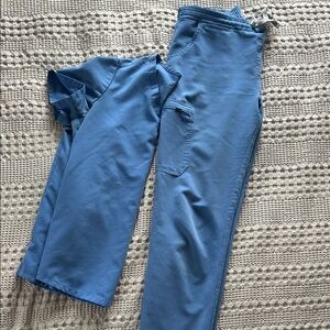 Figs Technical Collection Light Blue Scrub set (classic straight leg)